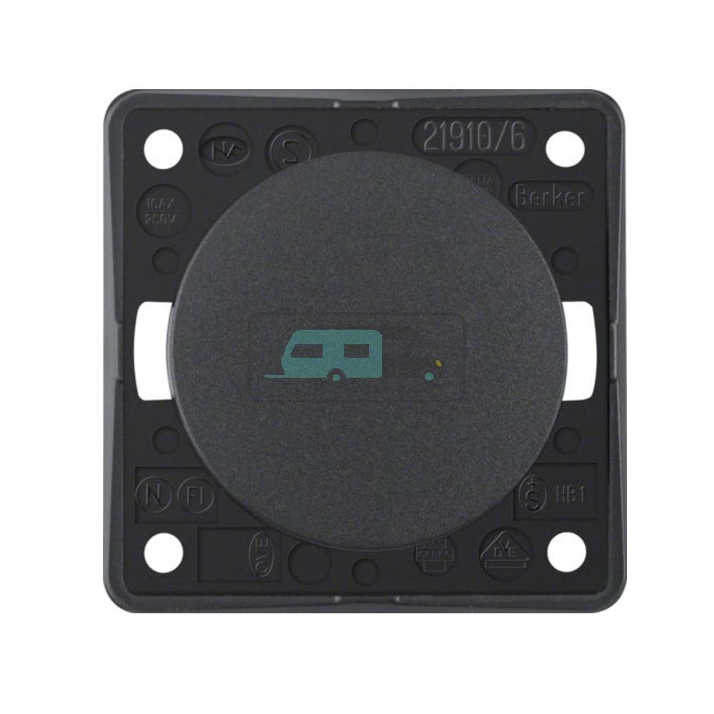 Berker Impulsschakelaar Flow/Pure Inbouw Antraciet Mat