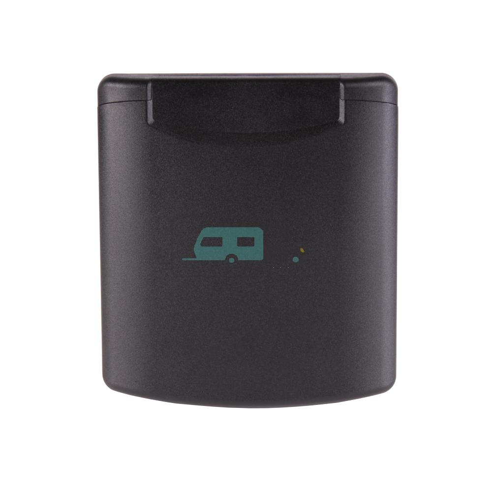 Deksel Inbouwstekkerdoos Design 2014 Zwart