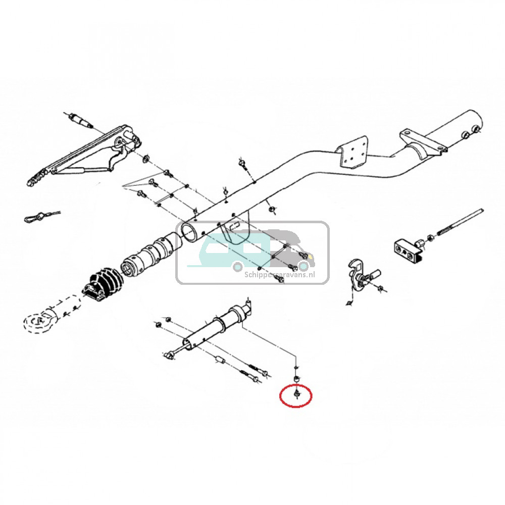 AL-KO Borgstiftbout Glijstang 161R