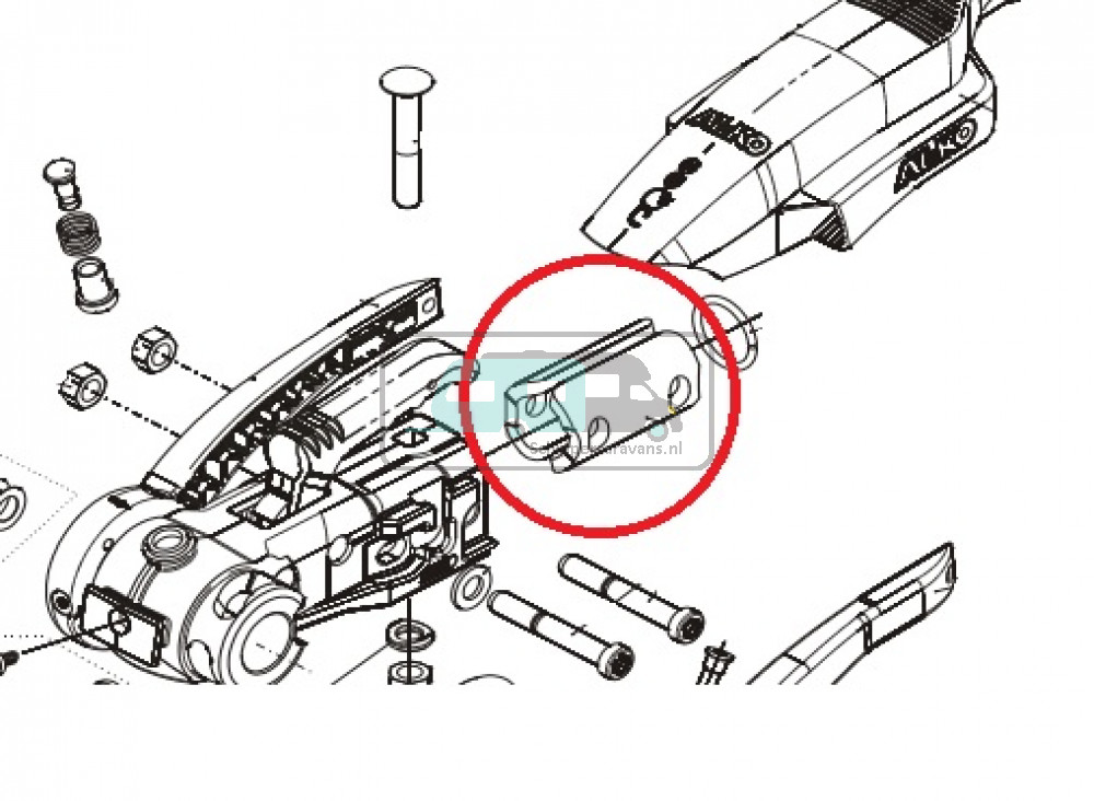 AL-KO Afstandsbeugel D45