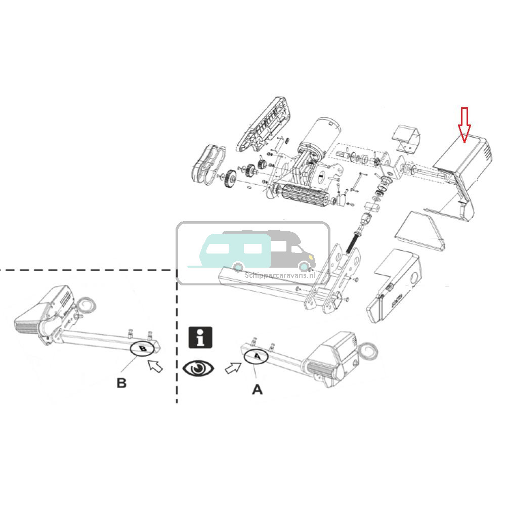 AL-KO Ranger Mover Afdekkap