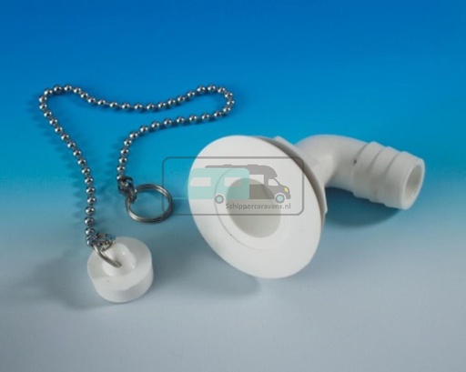 [OCS_1608019B] Afvoerplug Haaks 19mm Compleet