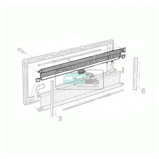 [OCS_1802437] Dometic S3, S4 Vliegenrollo 145x70