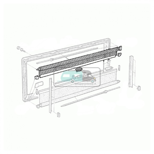 [OCS_1802489] Dometic S3/ S4 Vliegenrollo 100x80 FR0032