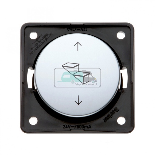 [OCS_1902053B] Berker Poolomkeerschakelaar Opstap Inbouw Chroom Mat 12/24V
