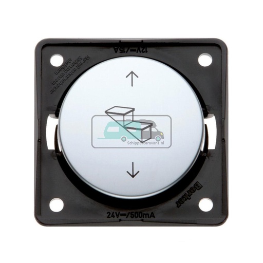 [OCS_A0032326L] Berker Poolomkeerschakelaar Opstap Inbouw Chroom Mat 12/24V
