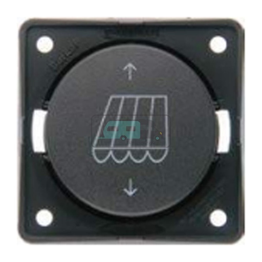 [OCS_1902055B] Berker Poolomkeerschakelaar Luifel Inbouw Antraciet Mat 12/24V