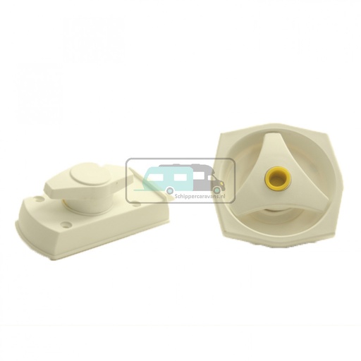 [OCS_1912062B] Deurslot Rond FF2 zonder Cilinder Rechts Wit