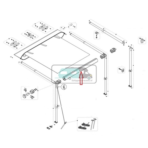 [OCS_A0028246] Fiamma CaravanStore XL Roller Tube 360
