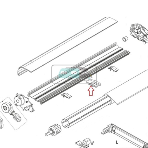 [OCS_A0028288] Fiamma F80S Rafter kit 