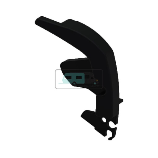 [OCS_2607391] Fiamma F80S Eindkap Lead Rail Links Deep Black