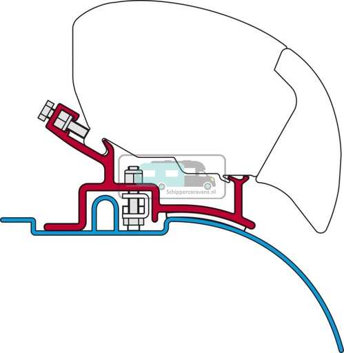 [OCS_A0017209] Fiamma Ducato/Jumper/Boxer Kit H2-L2/L3 Hoog Profiel 1994-2006 F65/F80