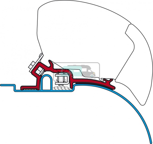 [OCS_2607729] Fiamma Ducato/Jumper/Boxer Kit H2-L2/L3 Laag Profiel 1994-2006 F65/F80