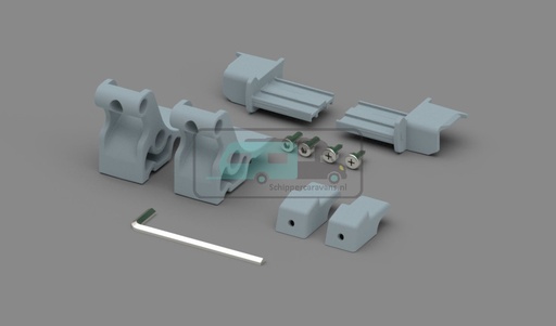 [OCS_2607854] Fiamma F80 Bevestigingskit Zijwand