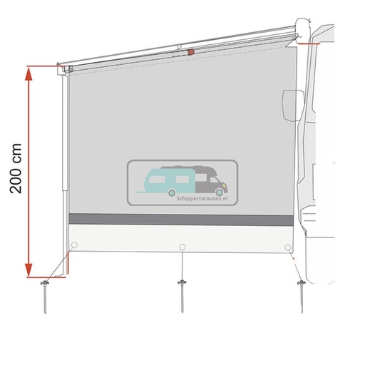 [OCS_A0002747] Fiamma Side W Pro F40 Van