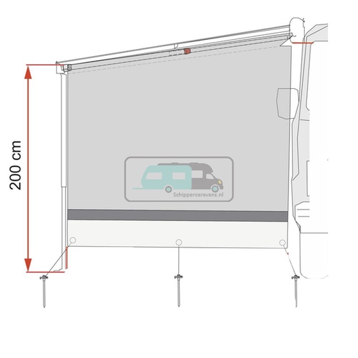 [OCS_2626573] Fiamma Sun View Side F80L
