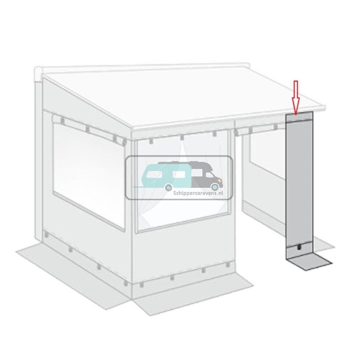 [OCS_A0003414] Fiamma Voorwand Paneel 40 F80S
