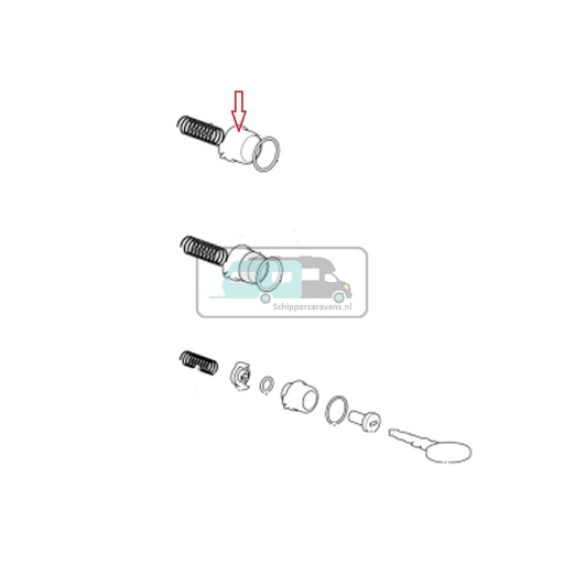 [OCS_2660327] Thetford Serviceluik 3 Drukknop Zwart-27