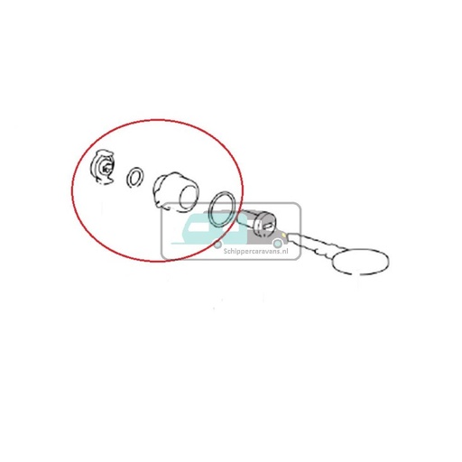 [OCS_A9902095] Thetford Serviceluik 3/4/5/6 Cylinderhouder FF2 Zwart-27