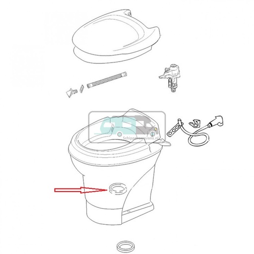 [OCS_31708] Thetford Aqua Magic V Blade Seal 