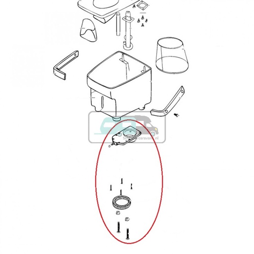 [OCS_35776] Thetford Electra Magic Slide reparatieset