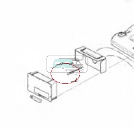 [OCS_430010-23500] (33)Stekker kachel 2,8mm