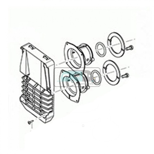 [OCS_430261-01] Truma Wand-Afvoerset S2200 zonder Buis