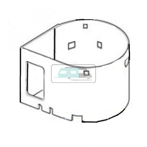 [OCS_470020-09800] Truma Mantel voor Boiler B10