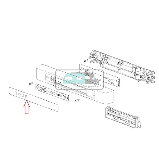 [OCS_A9902387] Thetford N3000 Sticker Display Led+