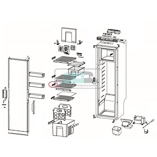 [OCS_692791] Thetford Rooster Houder Large T21**