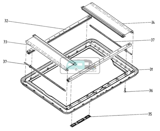 [OCS_A9906965] Dometic Heki 1 Vliegenrollo