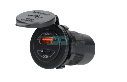 [OCS_1101029] Power Line Contactdoos USB-A QC3.0 + USB-C QC4.0 Lader