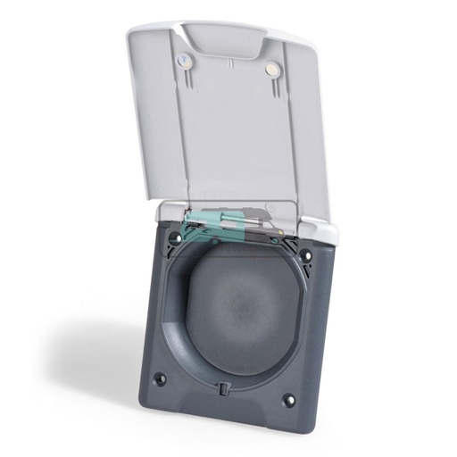 [OCS_A0033571L] Inbouwstekkerdoos Dummy Plat Design 2014 Grijs