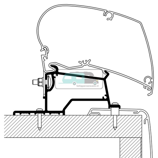 [OCS_A0014938] Thule Adapter Rapido Compact Intergraal 5mtr