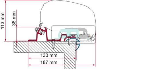 [OCS_2626271] Fiamma Caravan Standard Adapter 450 F65/F80