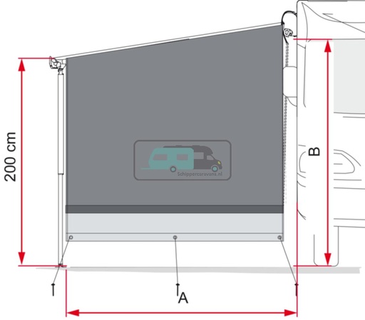 [OCS_A0013620] Fiamma Side Block F45/F80