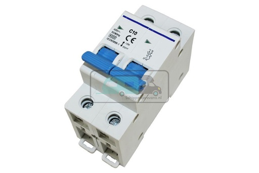 [OCS_0108010B] Dubbelpolige zekeringautomaat 10A