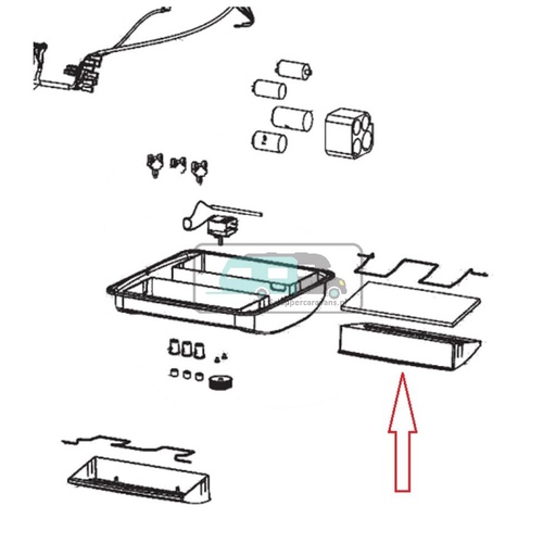 [OCS_A0025560] Dometic B1500/B1900 luchtafvoerrrooster