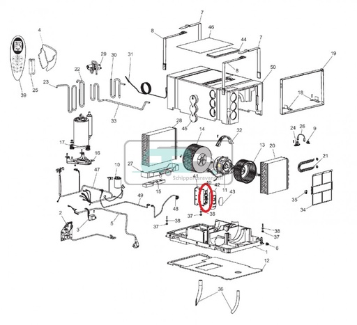 [OCS_0115130] Dometic Ontvanger HB2500