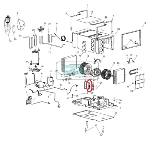 [OCS_A0030566] Dometic Ontvanger HB2500