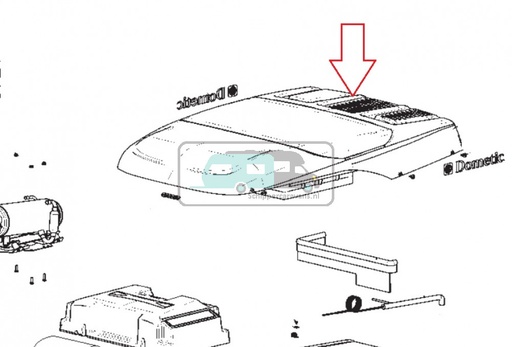 [OCS_0115135] Dometic FreshLight 1600 bovenkap