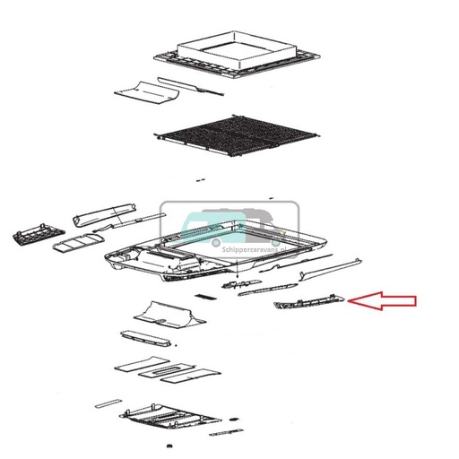 [OCS_A9903743] Dometic Rooster Rechts FreshJet 1600