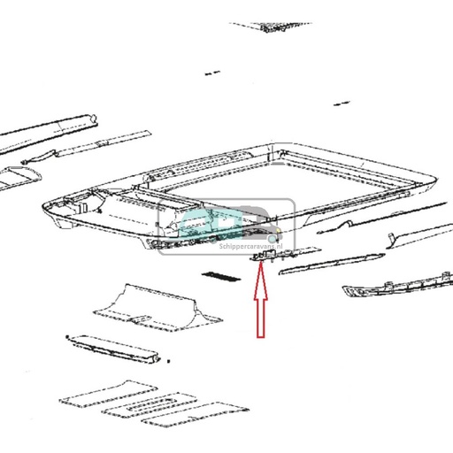 [OCS_A0030567] Dometic Printplaat bedieningspaneel Freshlight
