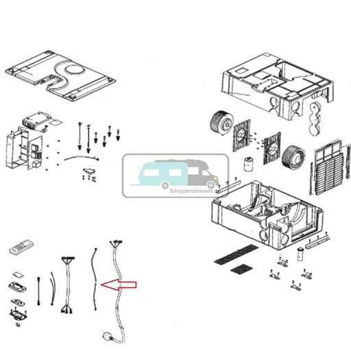 [OCS_A0030660] Dometic Verbindingskabel Electrisch Display FreshWell 3000