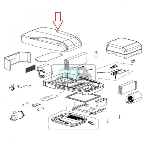 [OCS_0115314] Telair Silent 7300H bovenkap