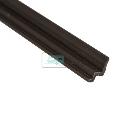 [OCS_0121012] Tafelbladrail Kunststof Bruin 50cm