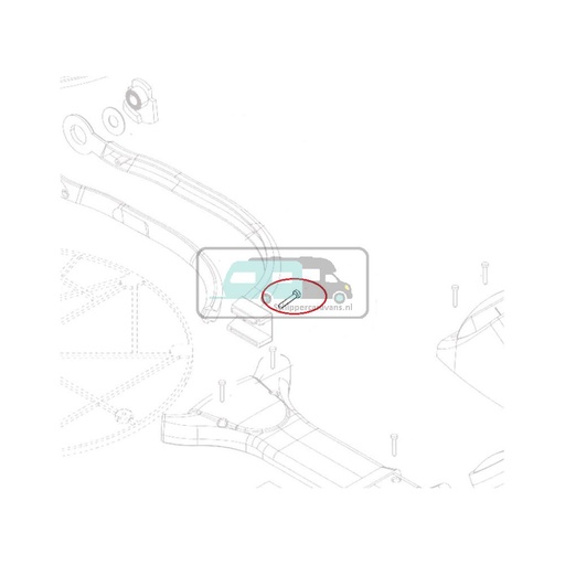 [OCS_0128022] Teleco Schroef M5x40 nr. 3682