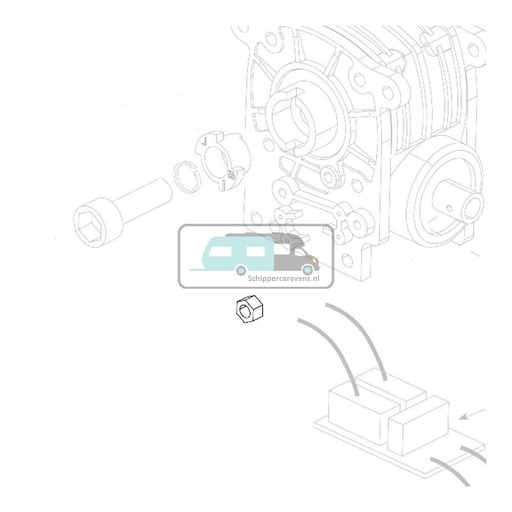 [OCS_A0009646] Teleco Zelfborgende Moer M5 UNI7474 nr.3685