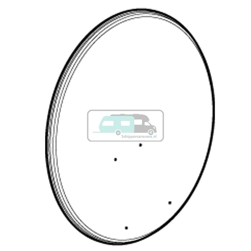 [OCS_0128502] Vechline Schotelblad 60 cm
