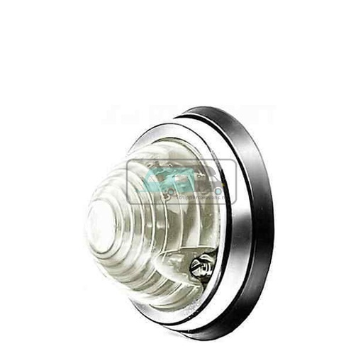 [OCS_A0035157L] Hella Breedtelicht Rond Opbouw Wit Onderplaat Zwart